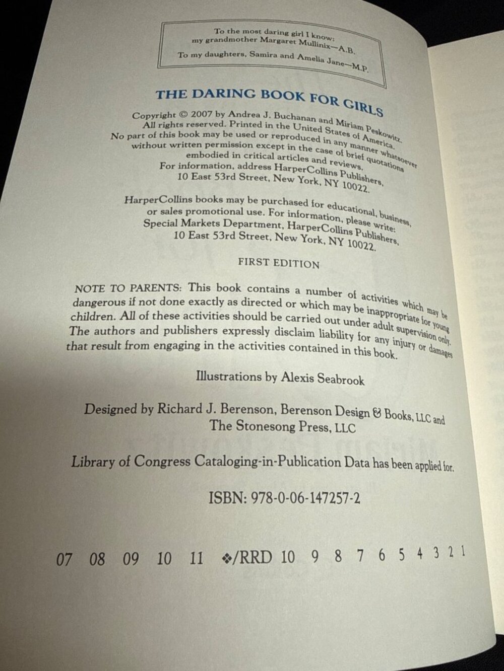 The Daring Book For Girls By Andrea J. Buchanan & Miriam Peskowitz Hardcover - Picture 5 of 14